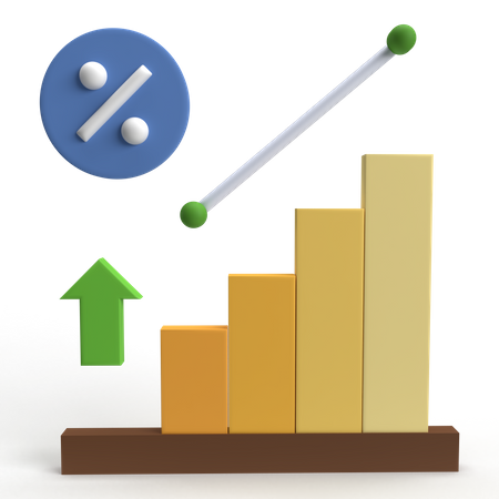 Growth  3D Icon