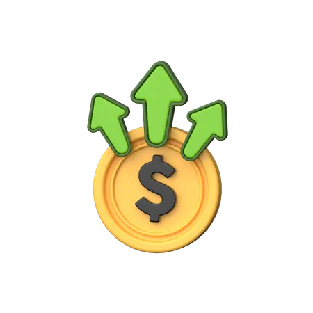 Growth  3D Icon