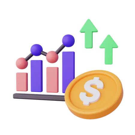 Growth  3D Icon