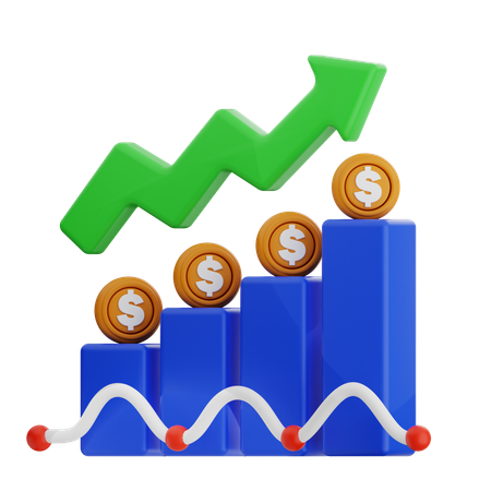 Growth  3D Icon