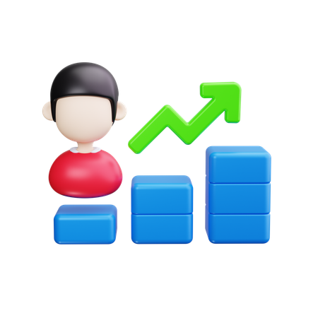 Growth  3D Icon