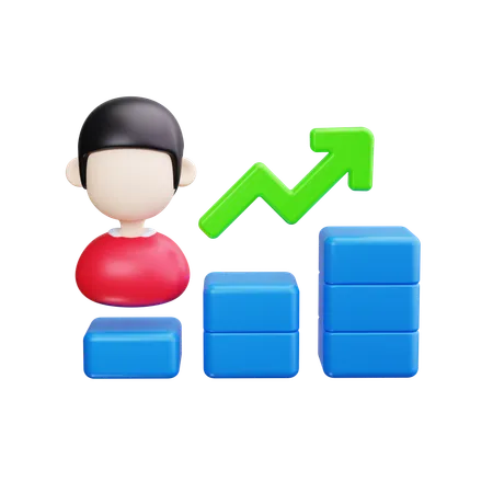 Growth  3D Icon