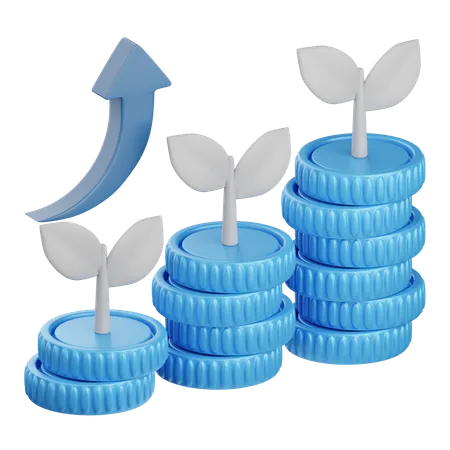 Growth  3D Icon