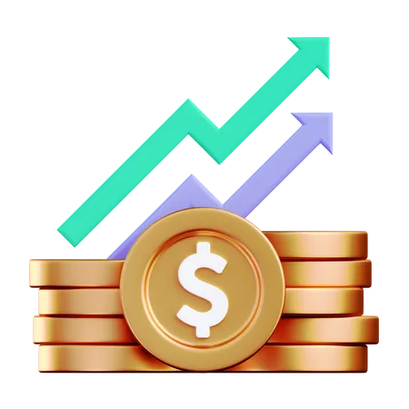 Growth  3D Icon