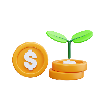 Growth  3D Icon