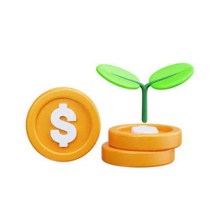 Growth  3D Icon