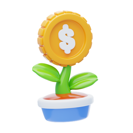 Growth  3D Icon