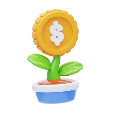 Growth  3D Icon