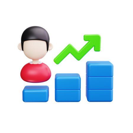 Growth  3D Icon