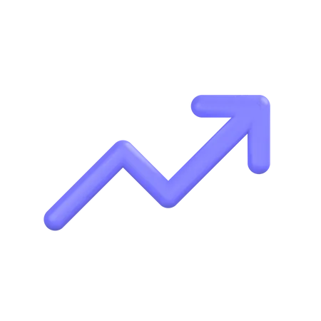 Growth 3D Icon