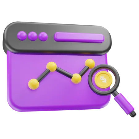 Growth Analysis  3D Icon