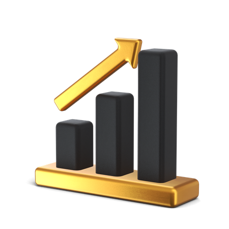 Growth Analysis  3D Icon