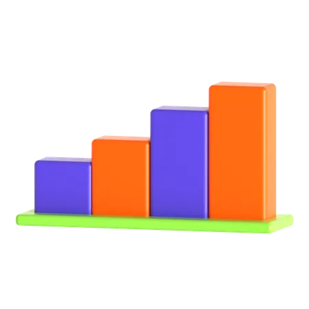 Growth Analysis  3D Icon