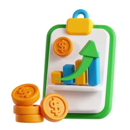Growth analysis  3D Icon