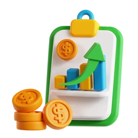 Growth analysis  3D Icon