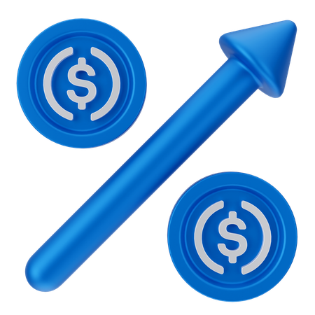 Growth analysis  3D Icon