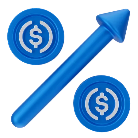 Growth analysis  3D Icon