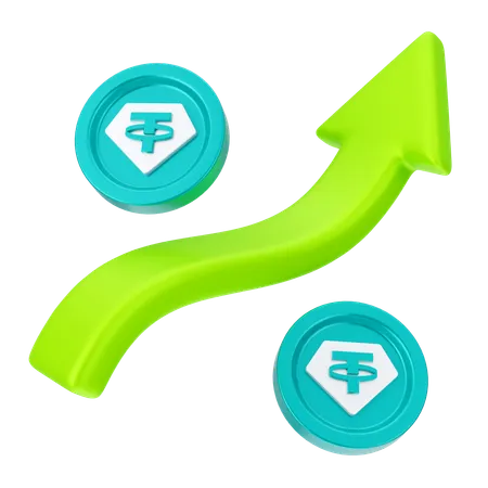 Growth analysis  3D Icon