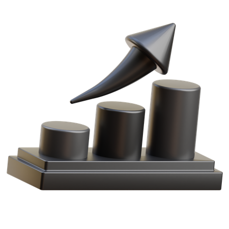 Growth Analysis  3D Icon