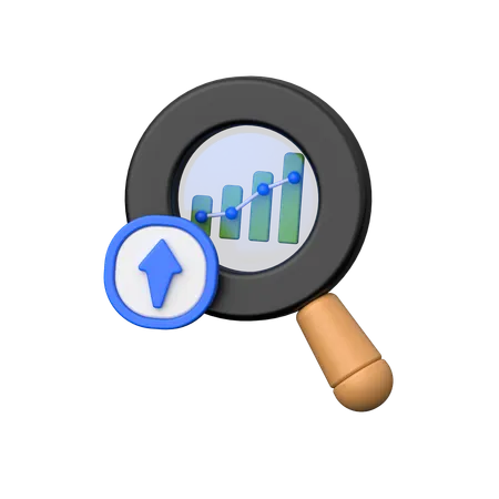 Growth Analysis  3D Icon