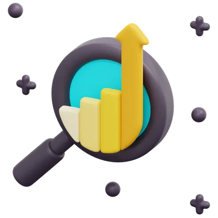 Growth Analysis 3D Icon