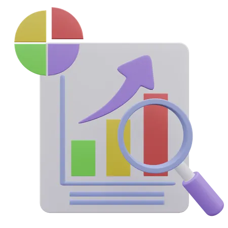 Analysis Business 3 D Illustration 3D Icon