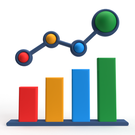 Growth Analytics  3D Icon