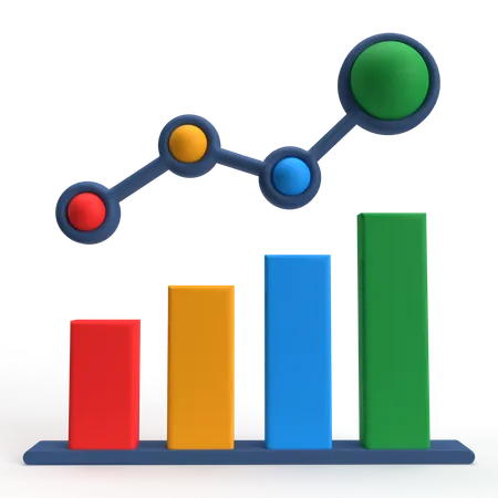 Growth Analytics  3D Icon