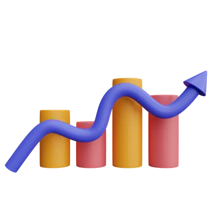 Growth Business 3D Icon