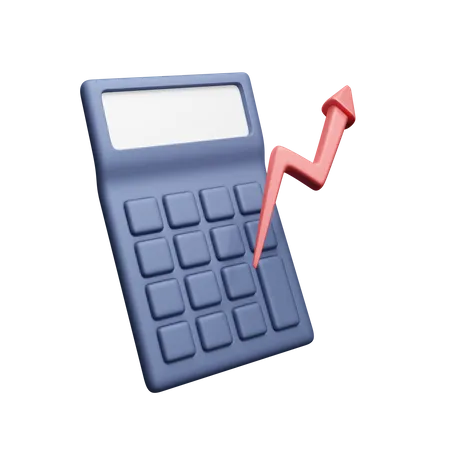 Growth Calculation  3D Icon