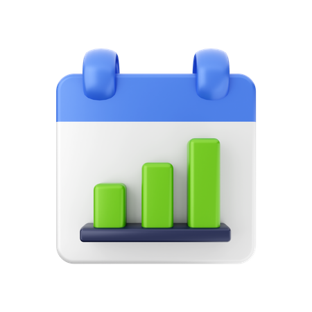 Growth Calendar  3D Icon