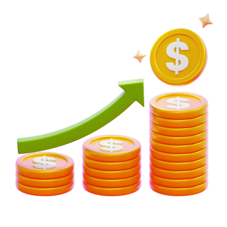 GROWTH CHART  3D Icon