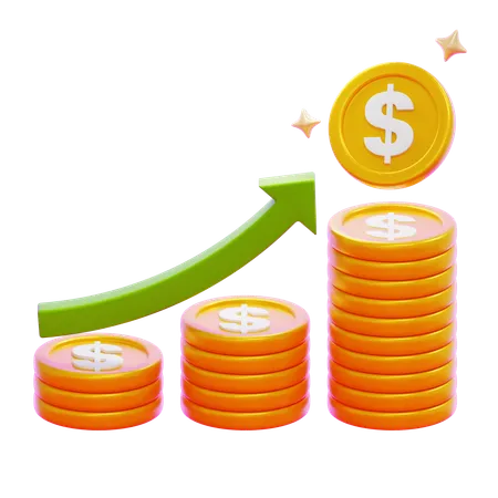 GROWTH CHART  3D Icon