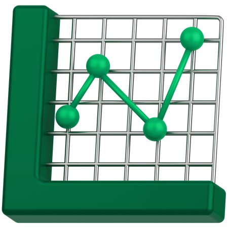 Growth Chart  3D Icon