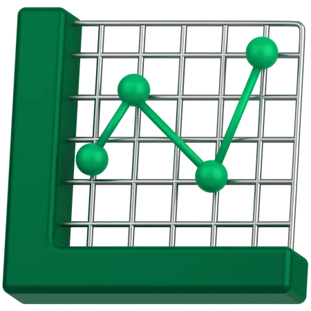 Growth Chart  3D Icon