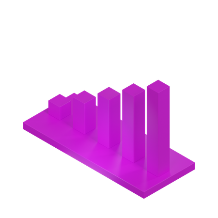 Growth chart  3D Icon