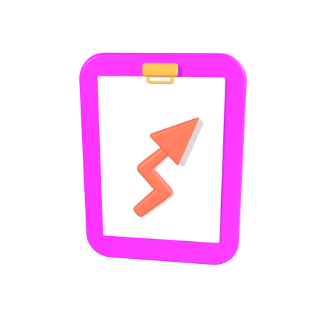 Growth Chart  3D Icon