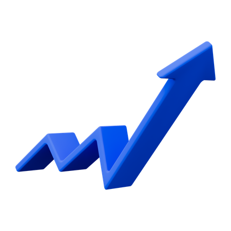 Growth Chart  3D Icon