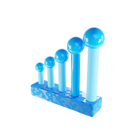 Growth Chart  3D Icon