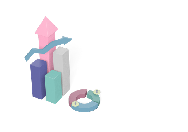 Growth Chart  3D Icon