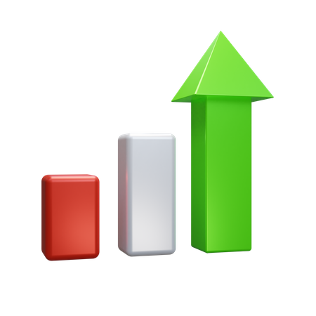 Growth Chart  3D Icon