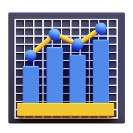 Growth Chart  3D Icon