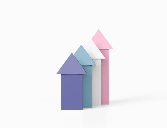 Growth Chart  3D Icon