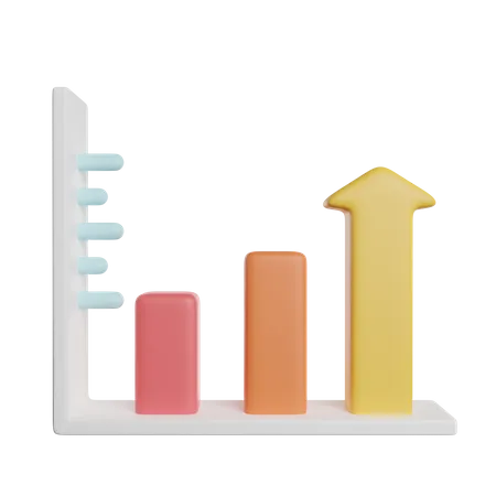 Growth Chart  3D Icon