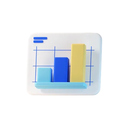 Growth Chart  3D Icon