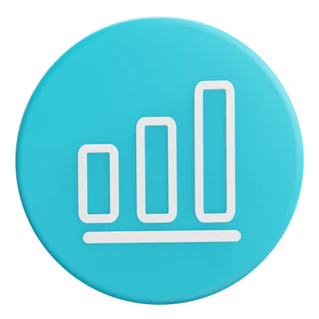 Growth Chart  3D Icon