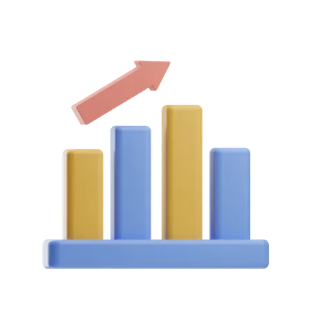 Growth Chart  3D Icon