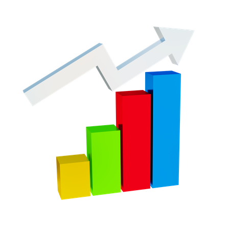 Growth Chart  3D Icon