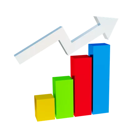 Growth Chart  3D Icon