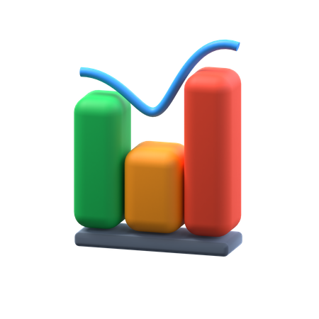 Growth Chart  3D Icon